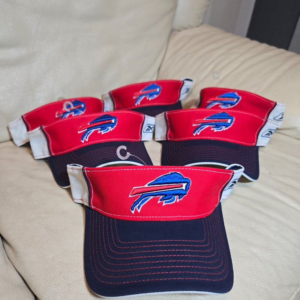 NWT Buffalo Bills Onfield Reebok Adjustable Strapback Visor Hat/Cap - Picture 2 of 7